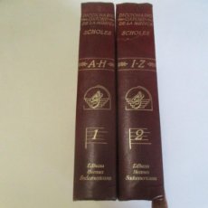 Libros de segunda mano: PERCY A. SCHOLES DICCIONARIO OXFORD DE LA MÚSICA (2 TOMOS) W22087