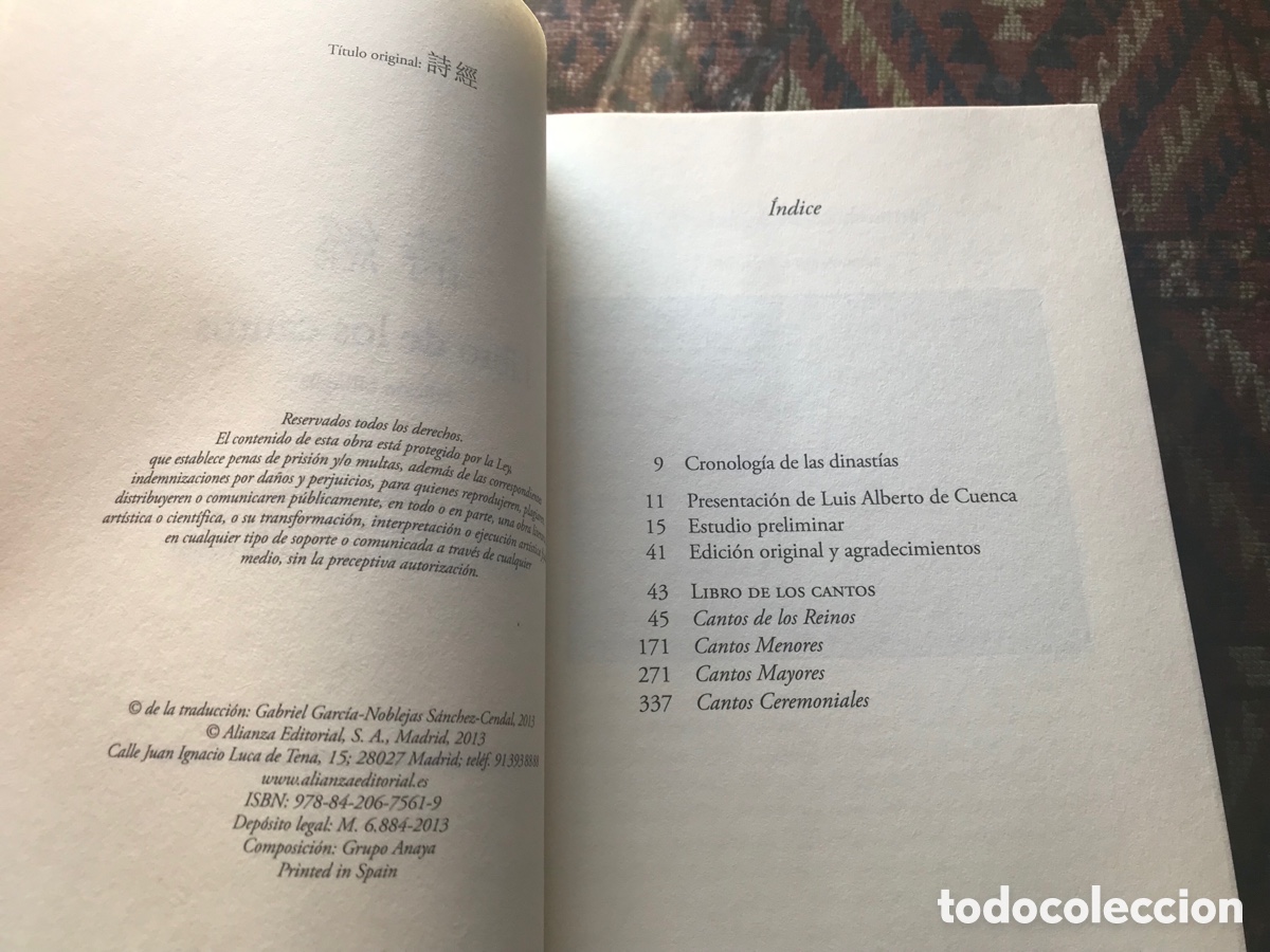 Libros de segunda mano: Libro de los cantos. Edici&oacute;n biling&uuml;e. Presentaci&oacute;n Luis Alberto de Cuenca. Como nuevo - Foto 5
