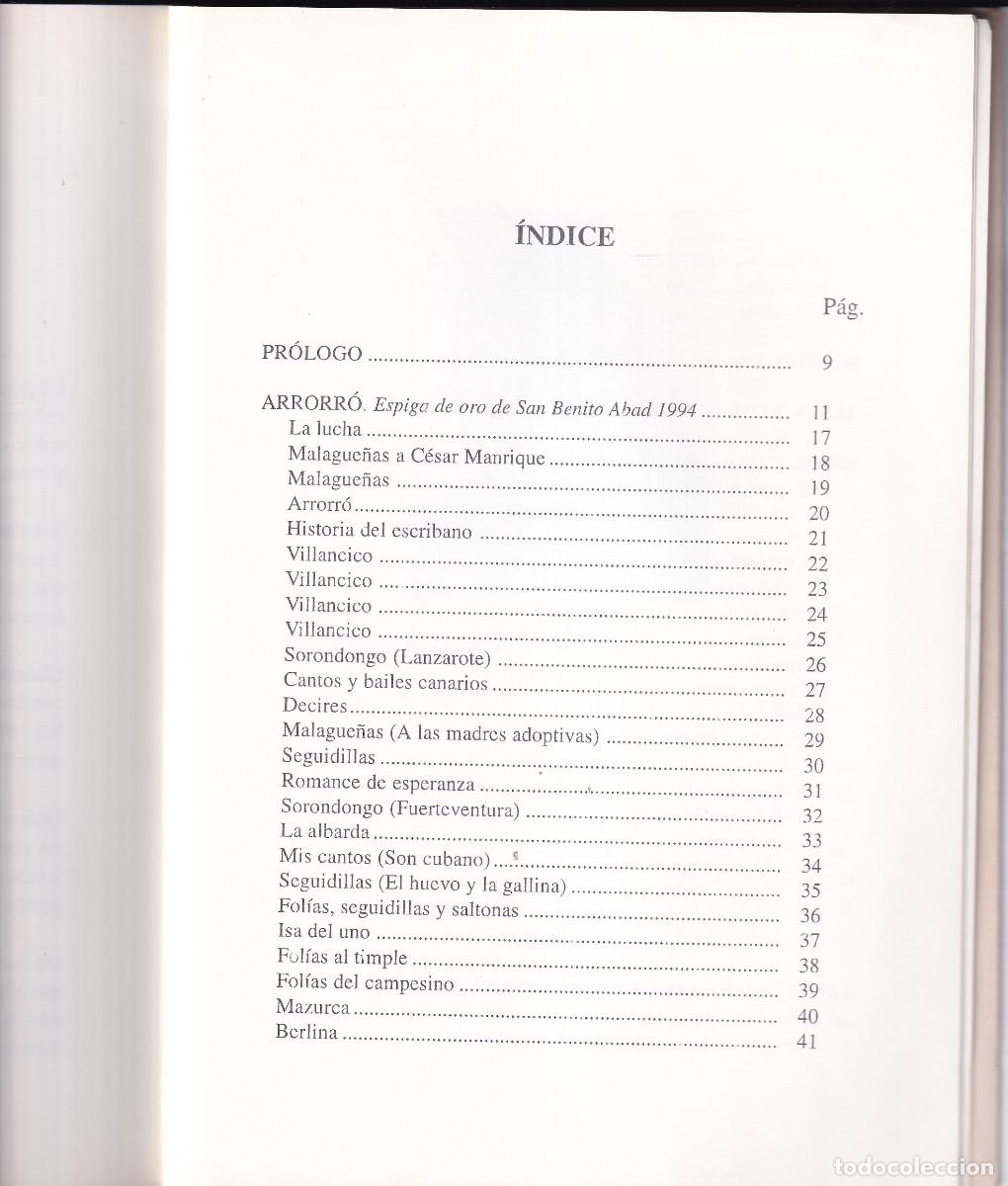 Libros de segunda mano: COPLAS CANARIAS MANUEL HARO MANZANO - Foto 2