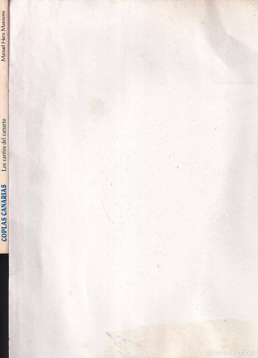 Libros de segunda mano: COPLAS CANARIAS MANUEL HARO MANZANO - Foto 5