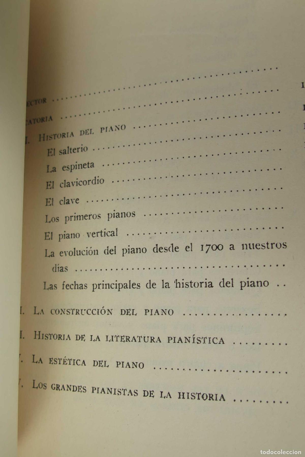 Libros de segunda mano: El piano. Casella - Foto 2