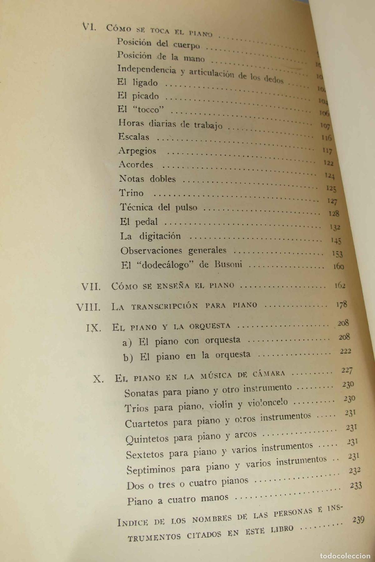 Libros de segunda mano: El piano. Casella - Foto 3