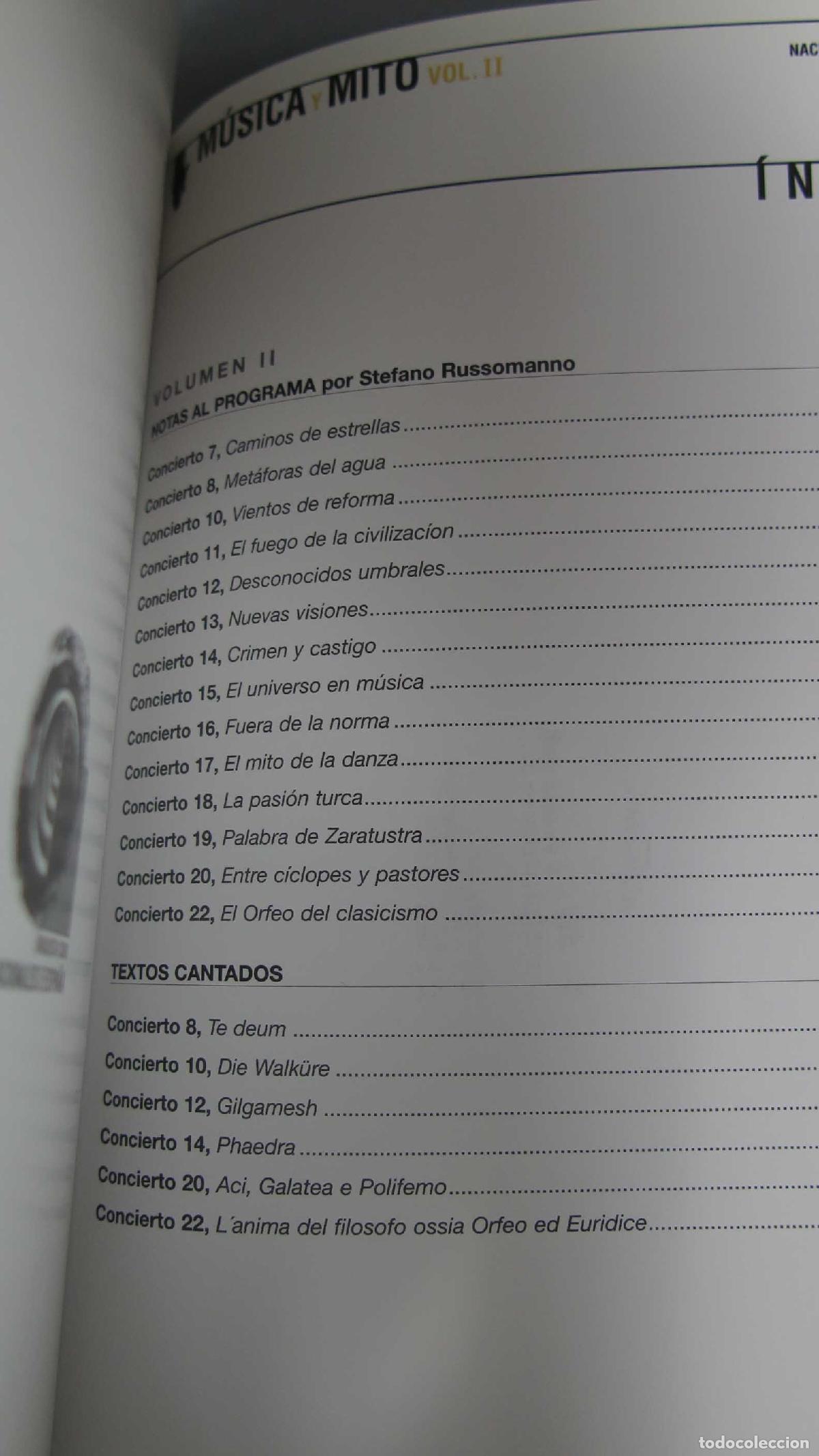 Libros de segunda mano: M&uacute;sica y Mito, 2 tomos - Foto 3