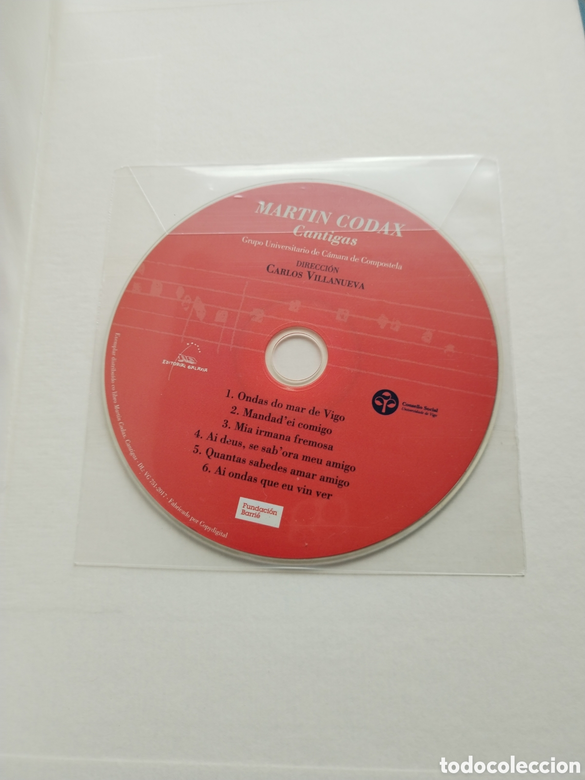 Libros de segunda mano: CANTIGAS/MART&Iacute;N CODAX (INCLUYE CD) - Foto 10