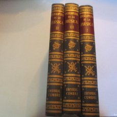 Libros de segunda mano: FRED HAMEL Y MARTIN HÜRLIMANN ENCICLOPEDIA DE LA MÚSICA (3 TOMOS) W24188