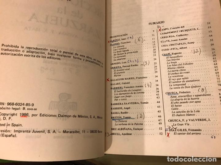 Libros de segunda mano: Diccionario de la zarzuela. Daimon. - Foto 3