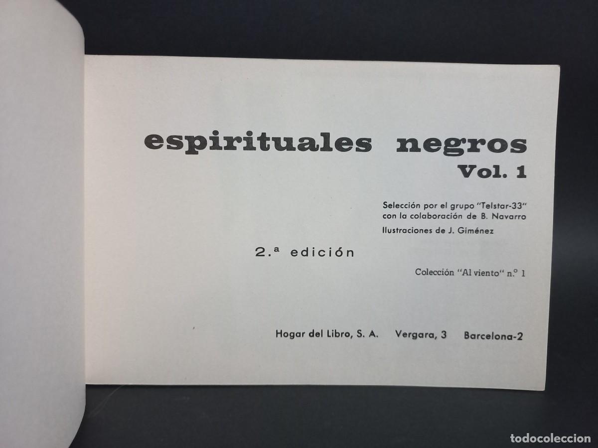 Libros de segunda mano: Espirituales Negros - 1968 - Foto 2