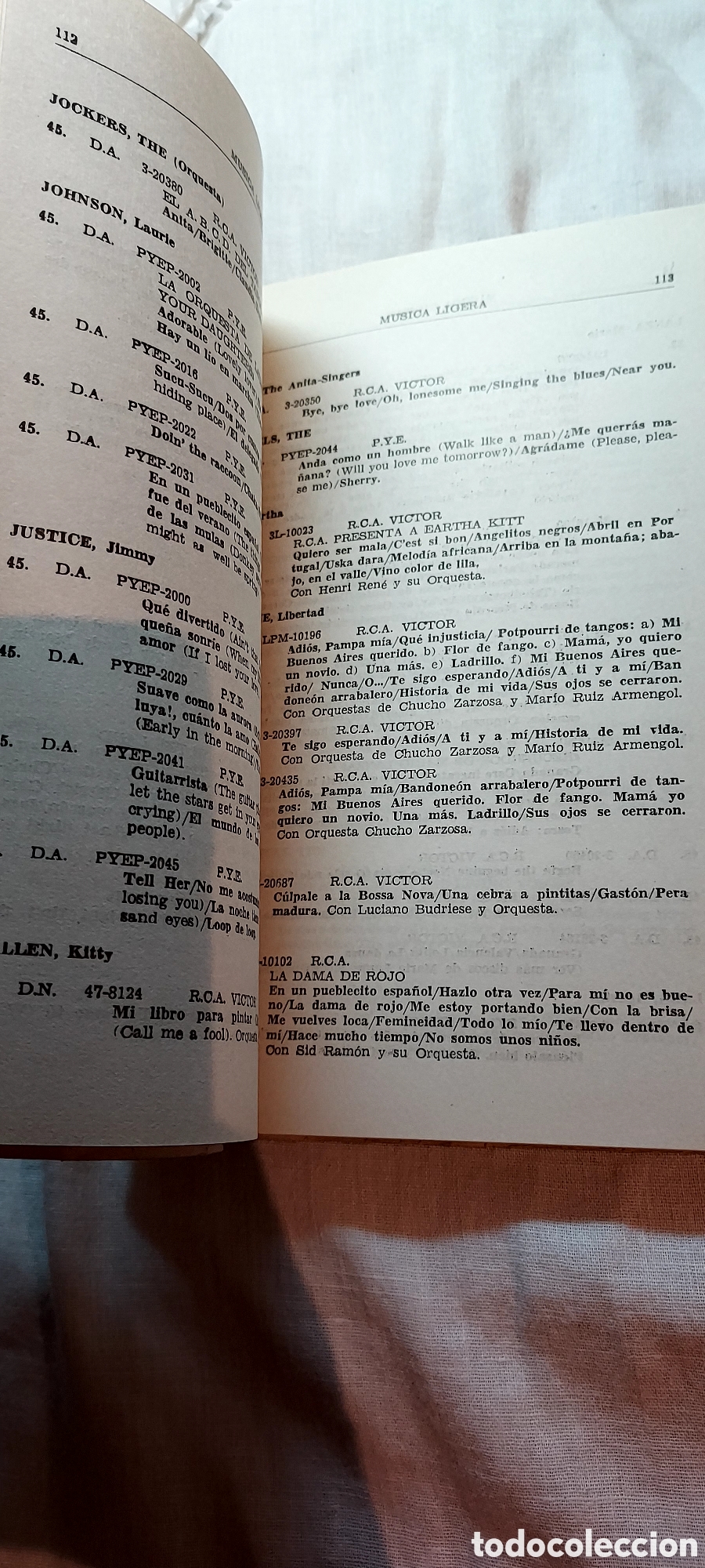 Libros de segunda mano: CATALOGO GENERAL DE DISCOS 1964.RCA VICTOR - Foto 6