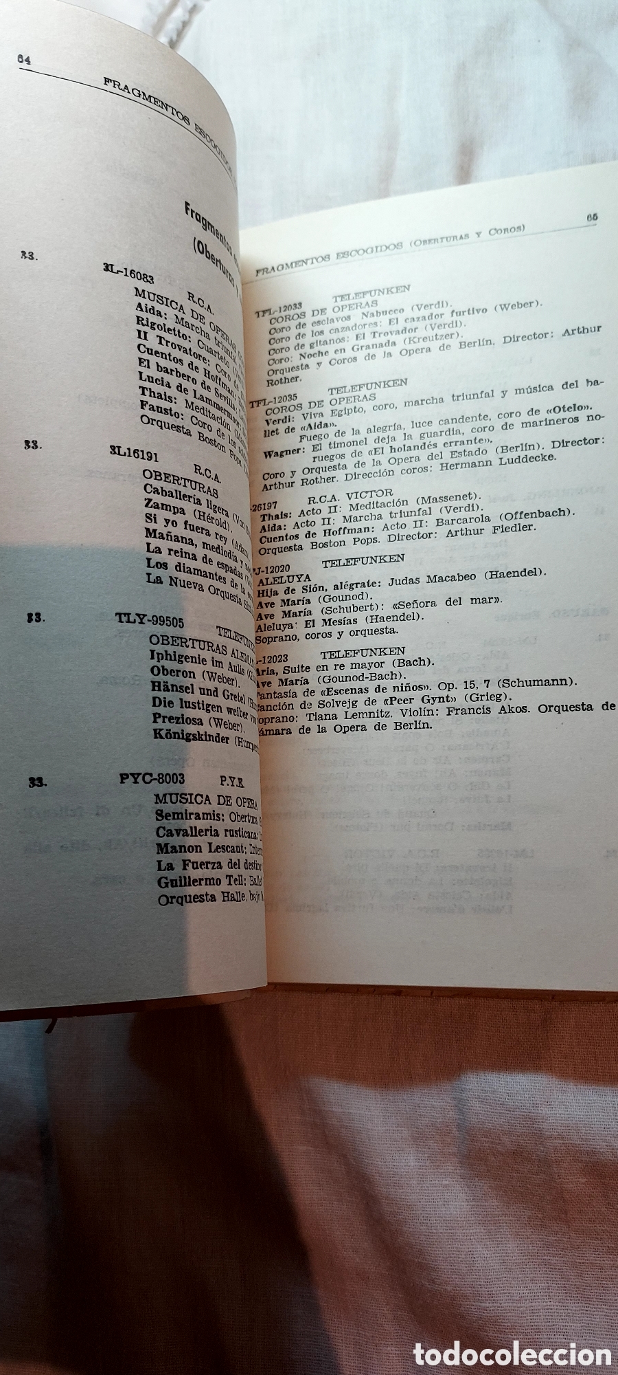 Libros de segunda mano: CATALOGO GENERAL DE DISCOS 1964.RCA VICTOR - Foto 7