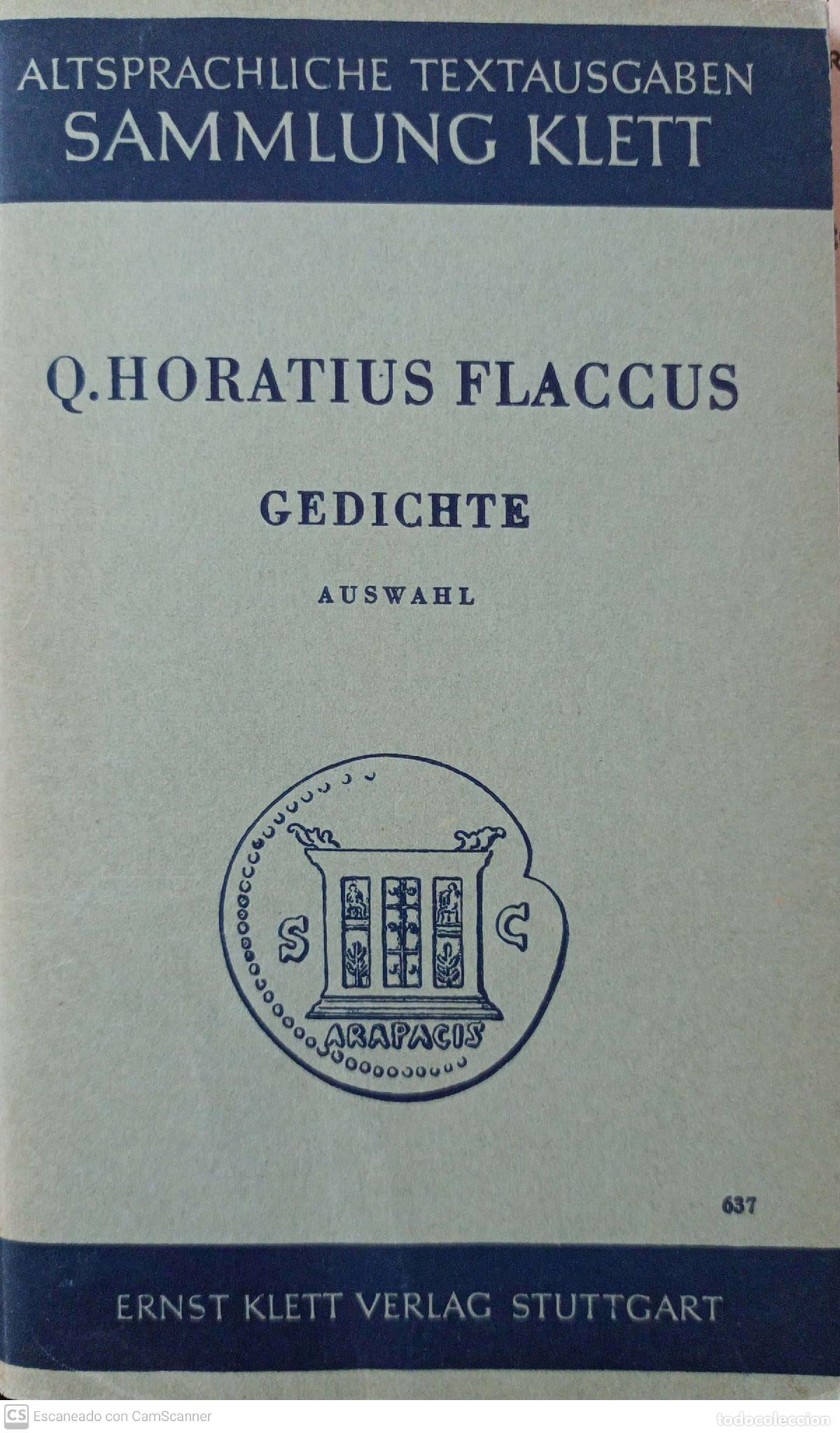 Libri di seconda mano: GEDICHTE. Auswahl Aus Carmina, Sermones und Epistulae - Q. Horatius Flaccus