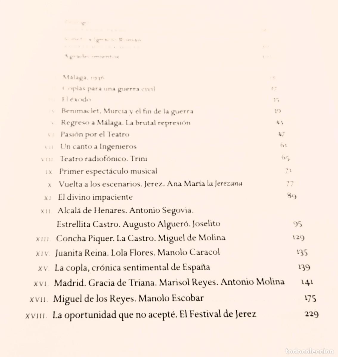 Libros de segunda mano: Ignacio Rom&aacute;n, Cr&oacute;nicas de la copla, 2006, libro - Foto 3