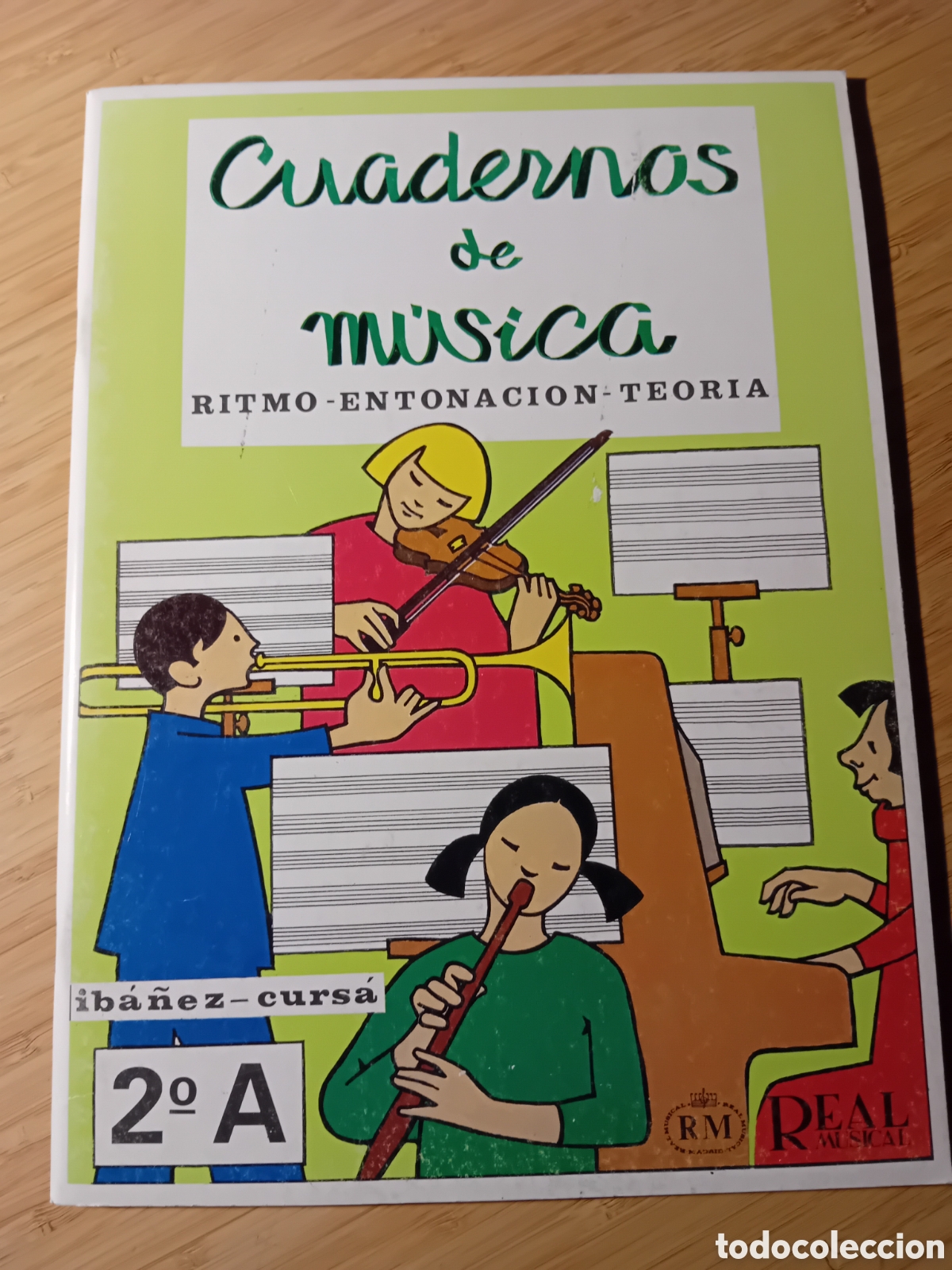 Second hand books: Cuadernos de m&uacute;sica, ritmo, entonaci&oacute;n, teor&iacute;a 2&ordm;A - Mayor Ib&aacute;&ntilde;ez y De pedro Cursa