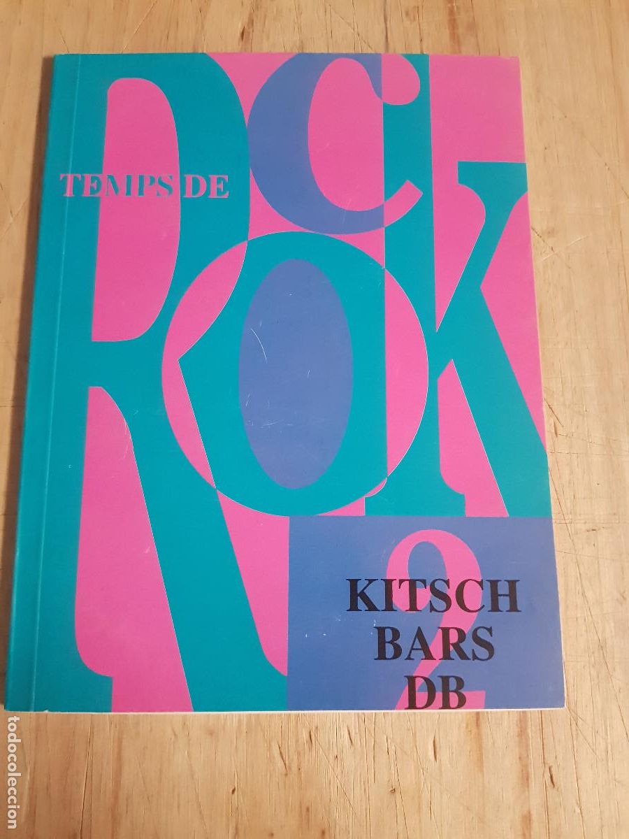 Libros de segunda mano: Temps de rock. 2 - Kitsch bars DB - Foto 1