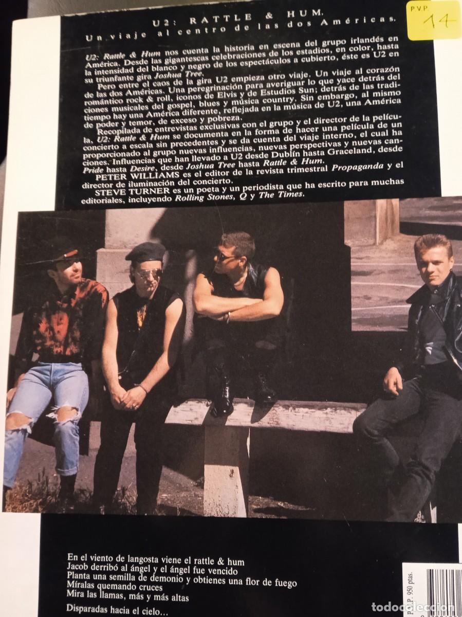 Libros de segunda mano: U2- RATTLE AND HUM. EL LIBRO ORIGINAL DE LA PEL&Iacute;CULA DE U2. - Foto 2