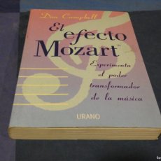 Libros de segunda mano: ARKANSAS1980 ESTADO DECENTE MUSICA LIBRO EL EFECTO MOZART ED URANO