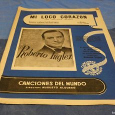 Libros de segunda mano: ARKANSAS1980 ESTADO DECENTE MUSICA PARTITURA CANCIONES DEL MUNDO MI LOCO CORAZON
