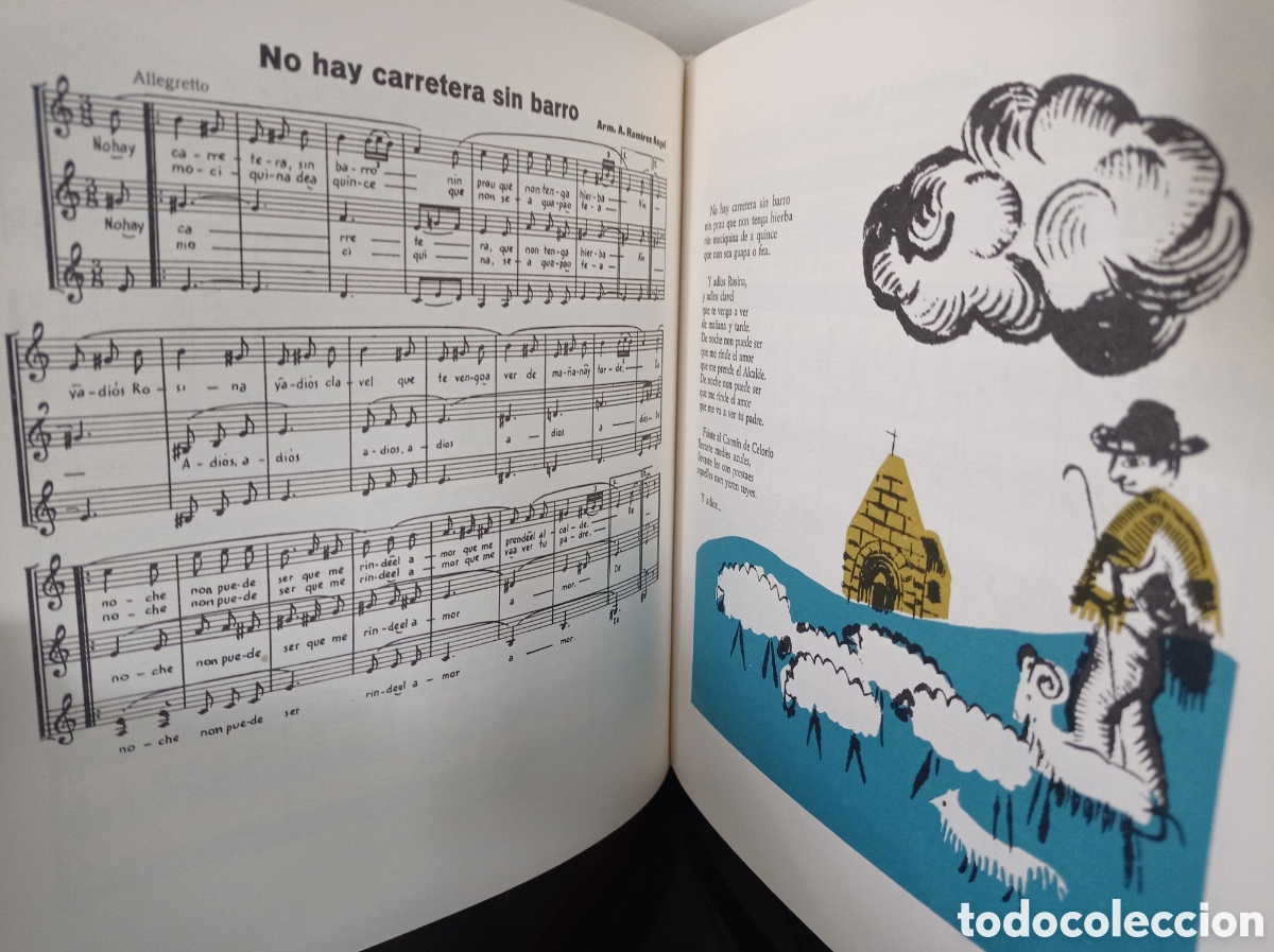 Libros de segunda mano: MIL CANCIONES ESPA&Ntilde;OLAS - 2 TOMOS COMPLETA - Foto 4
