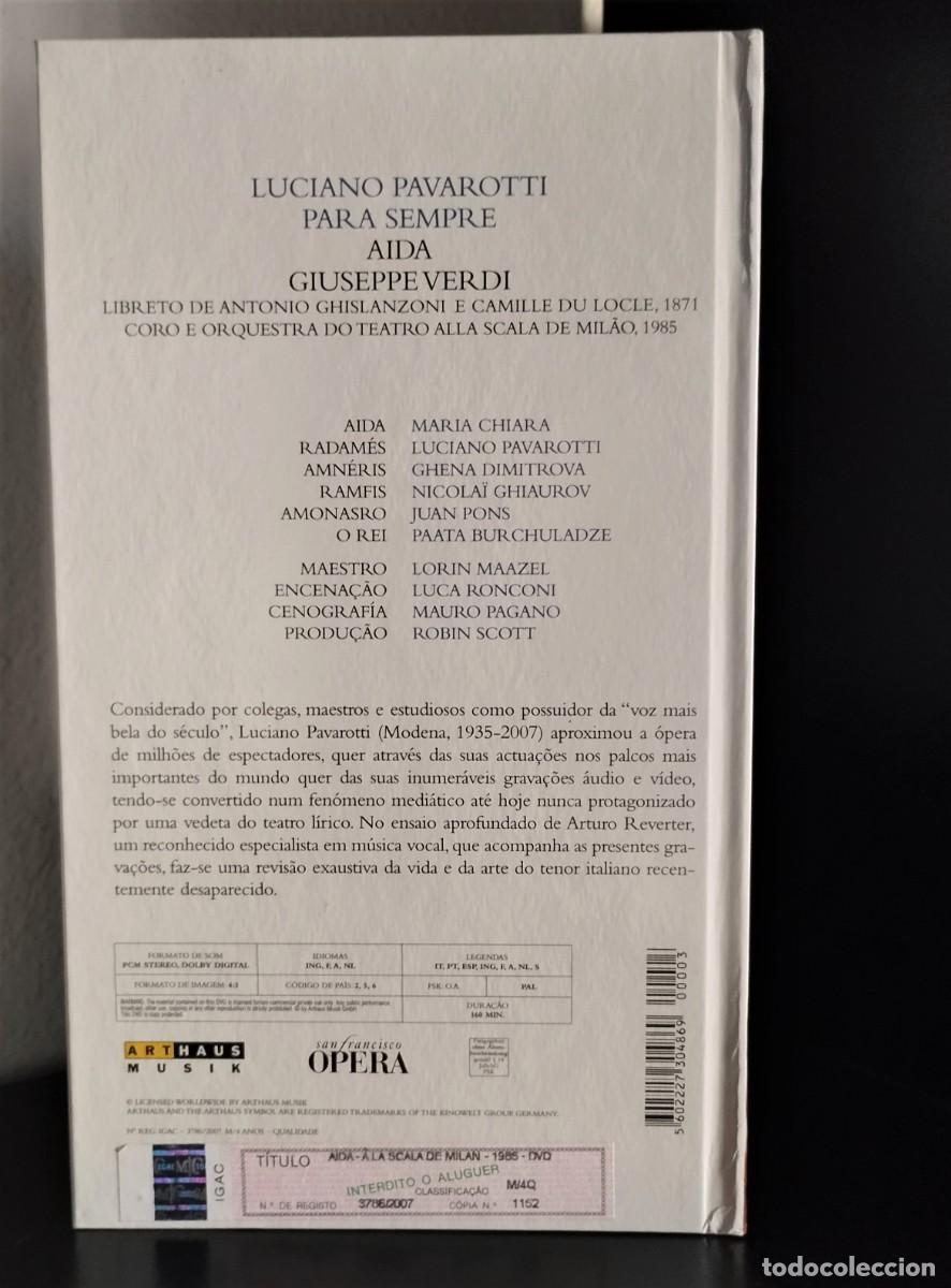Libros de segunda mano: Pavarotti - Aida (Verdi) - Foto 2