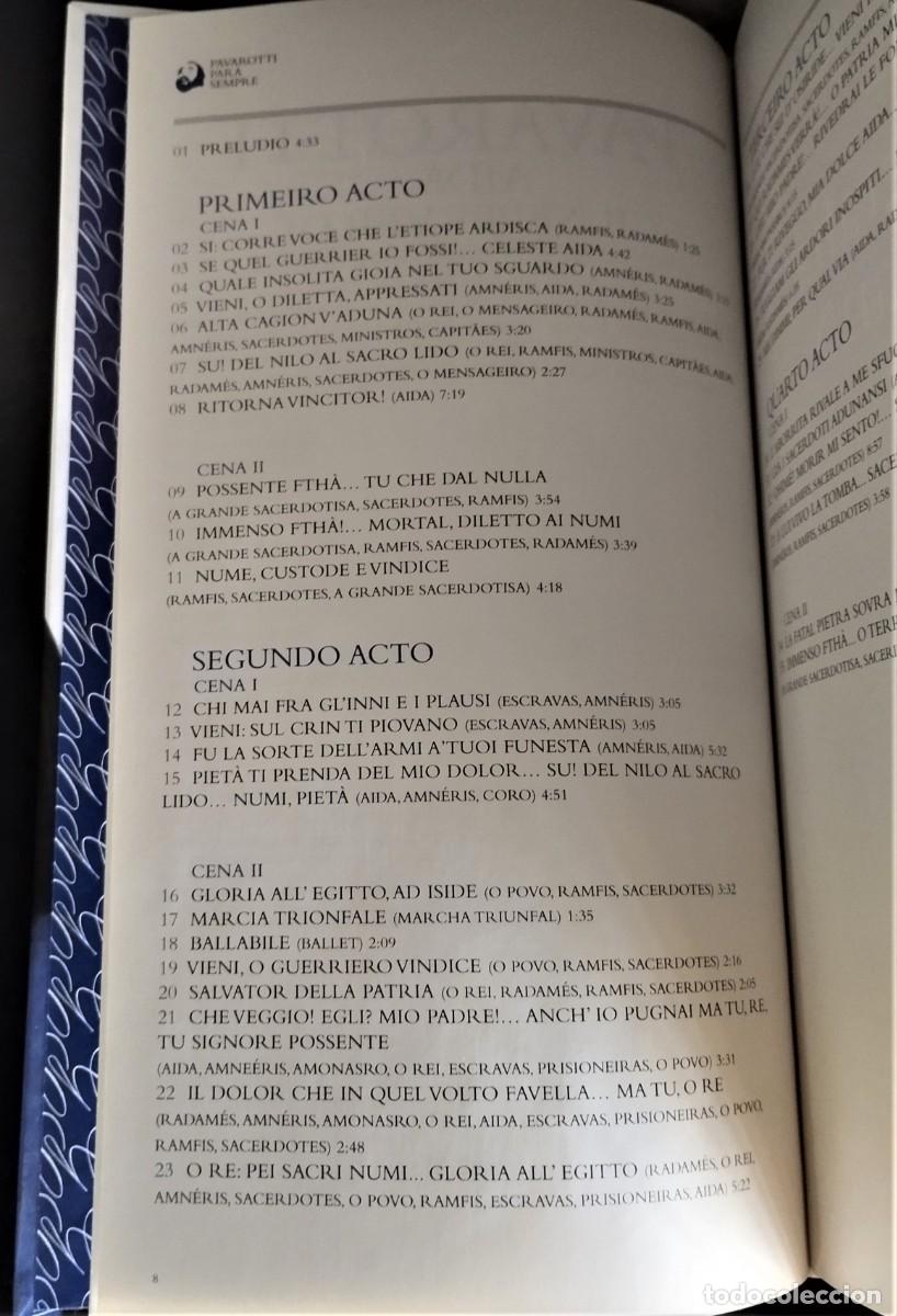 Libros de segunda mano: Pavarotti - Aida (Verdi) - Foto 6