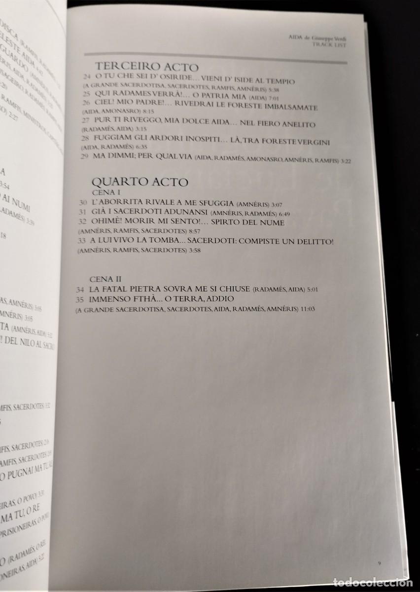 Libros de segunda mano: Pavarotti - Aida (Verdi) - Foto 7