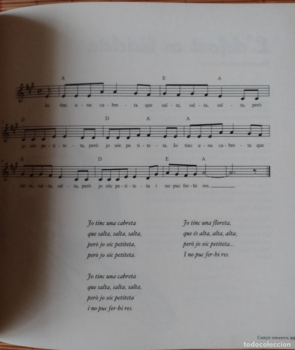 Libros de segunda mano: EL CAN&Ccedil;ONER DE TOTHOM, text dAlbert Puig. - Foto 3