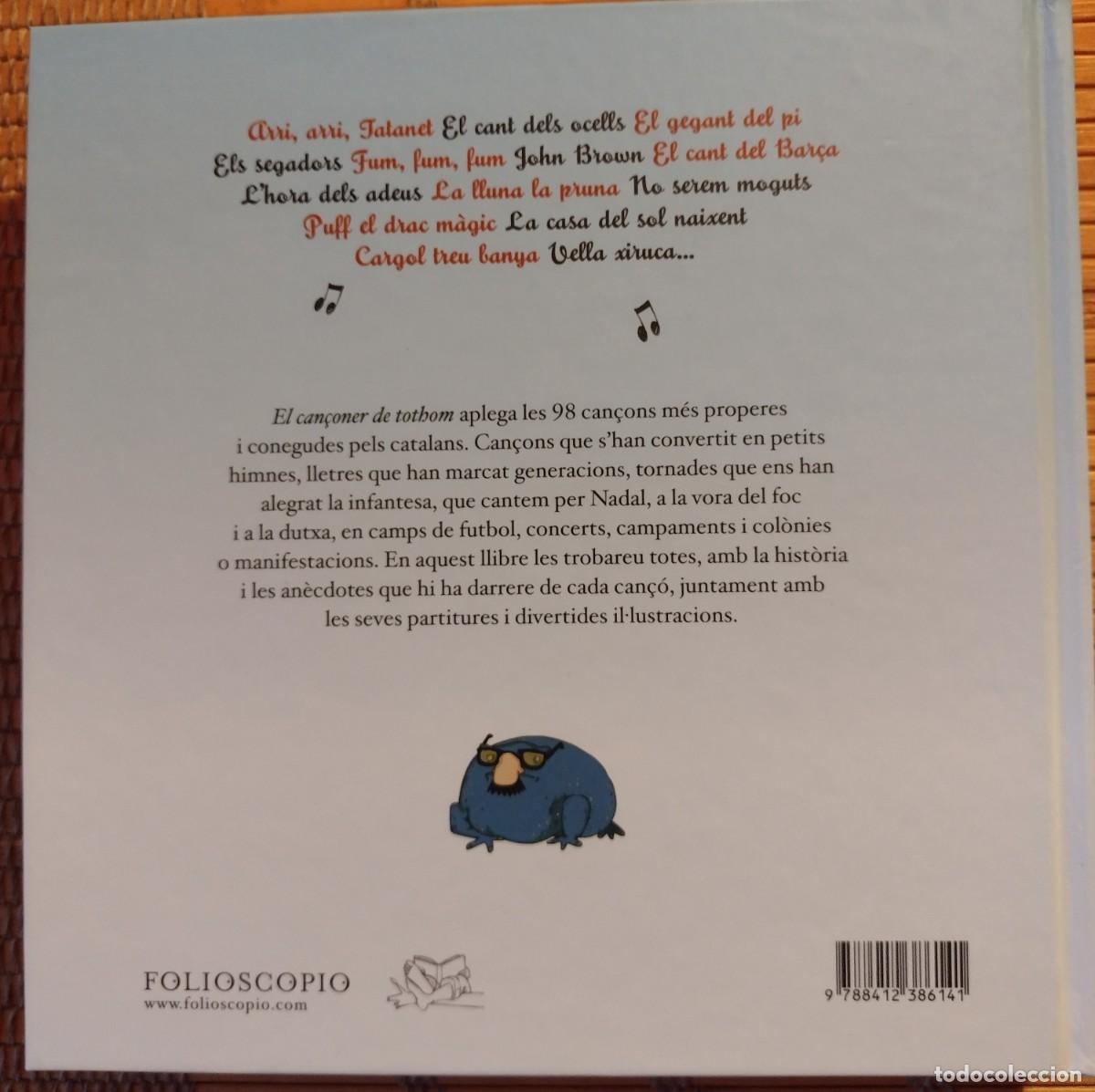 Libros de segunda mano: EL CAN&Ccedil;ONER DE TOTHOM, text dAlbert Puig - Foto 4
