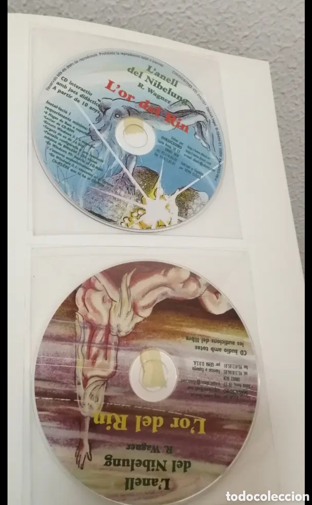 Libros de segunda mano: Lor del Rin. &Ograve;pera + Conte + 2 Cds Wagner - Foto 2
