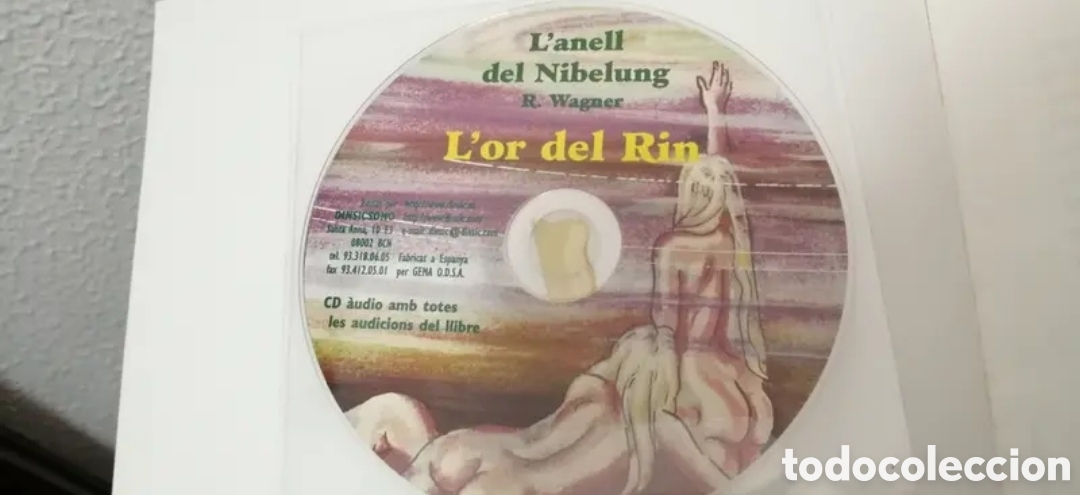 Libros de segunda mano: Lor del Rin. &Ograve;pera + Conte + 2 Cds Wagner - Foto 4