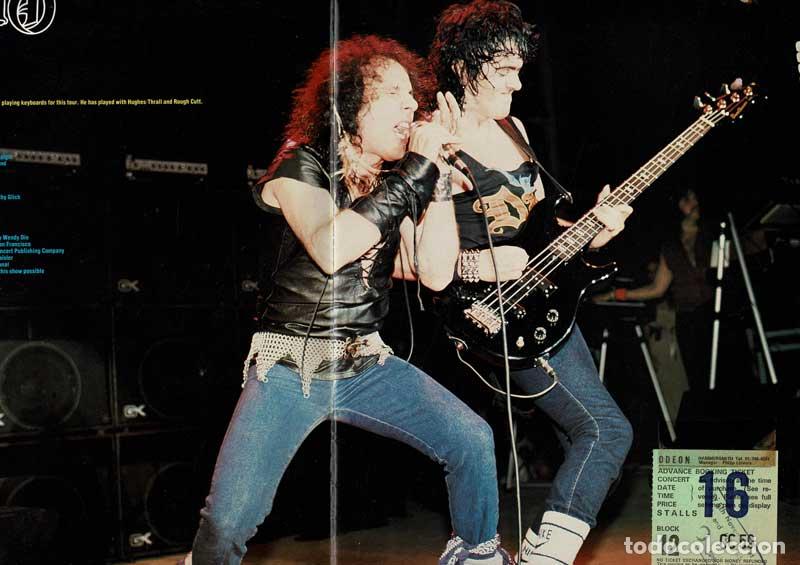 Libros de segunda mano: Dio Tour Book c.1983. Programa gira + entrada - Foto 2