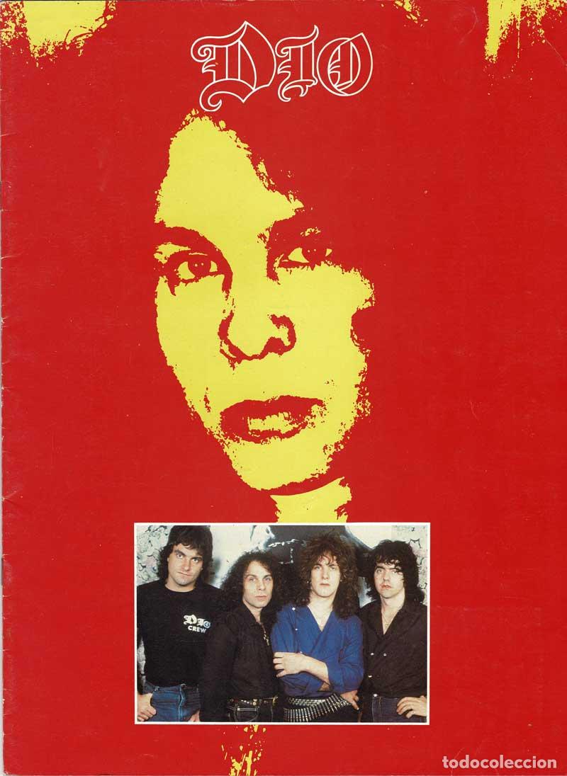 Libros de segunda mano: Dio Tour Book c.1983. Programa gira + entrada - Foto 1