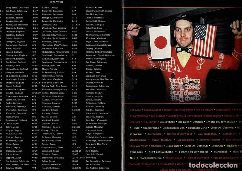 Libros de segunda mano: Cheap Trick 1979 Tour. Programa gira - Foto 2