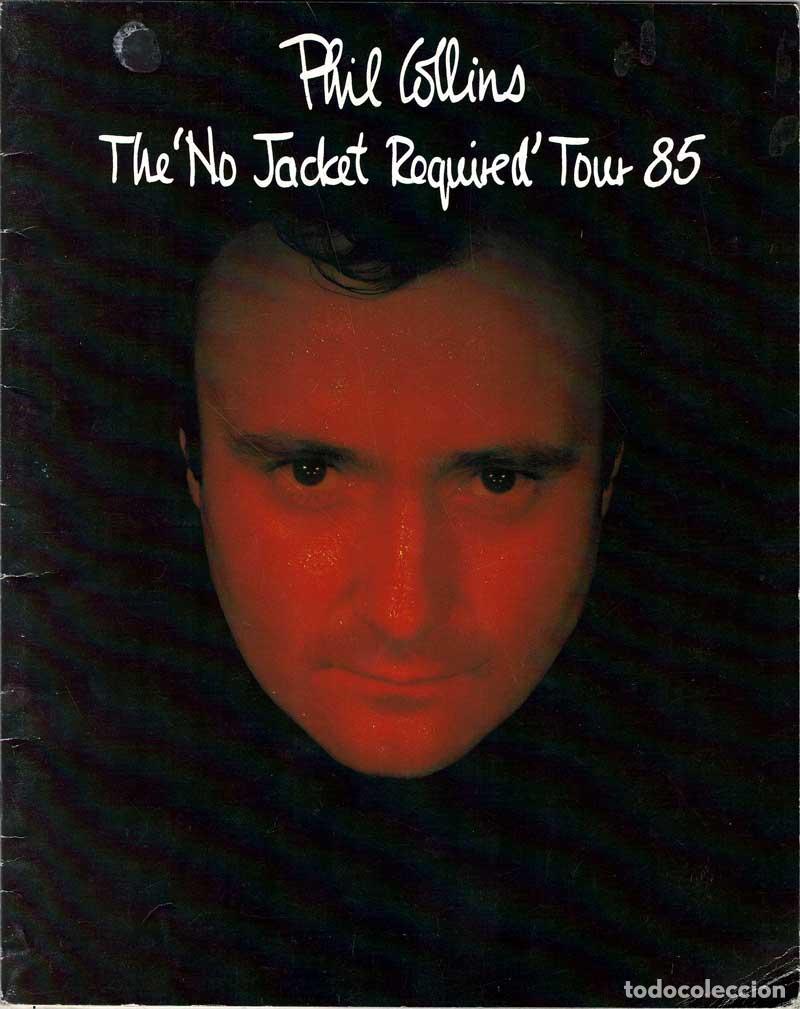 Libros de segunda mano: Phil Collins. The No Jacket Required Tour 85. Programa gira - Foto 1