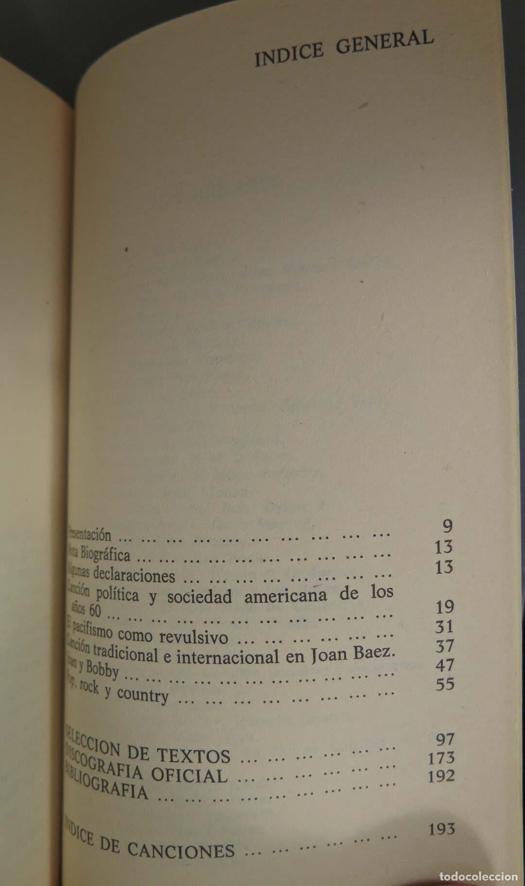 Libros de segunda mano: Joan B&aacute;ez. FEITO - Foto 2