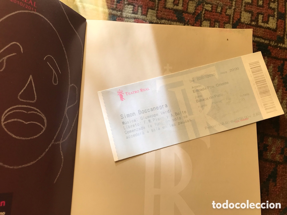 Libros de segunda mano: Simon Boccanegra. Teatro Real. &Oacute;pera. Giuseppe Verdi. - Foto 4