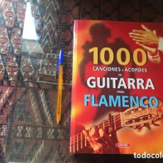 Libros de segunda mano: 1000 CANCIONES Y ACORDES DE GUITARRA PARA FLAMENCO. SERVILIBRO