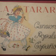Libros de segunda mano: LA TARARA. 5 CANCIONES POPULARES ESPAÑOLA. J.L. LLONGUERAS