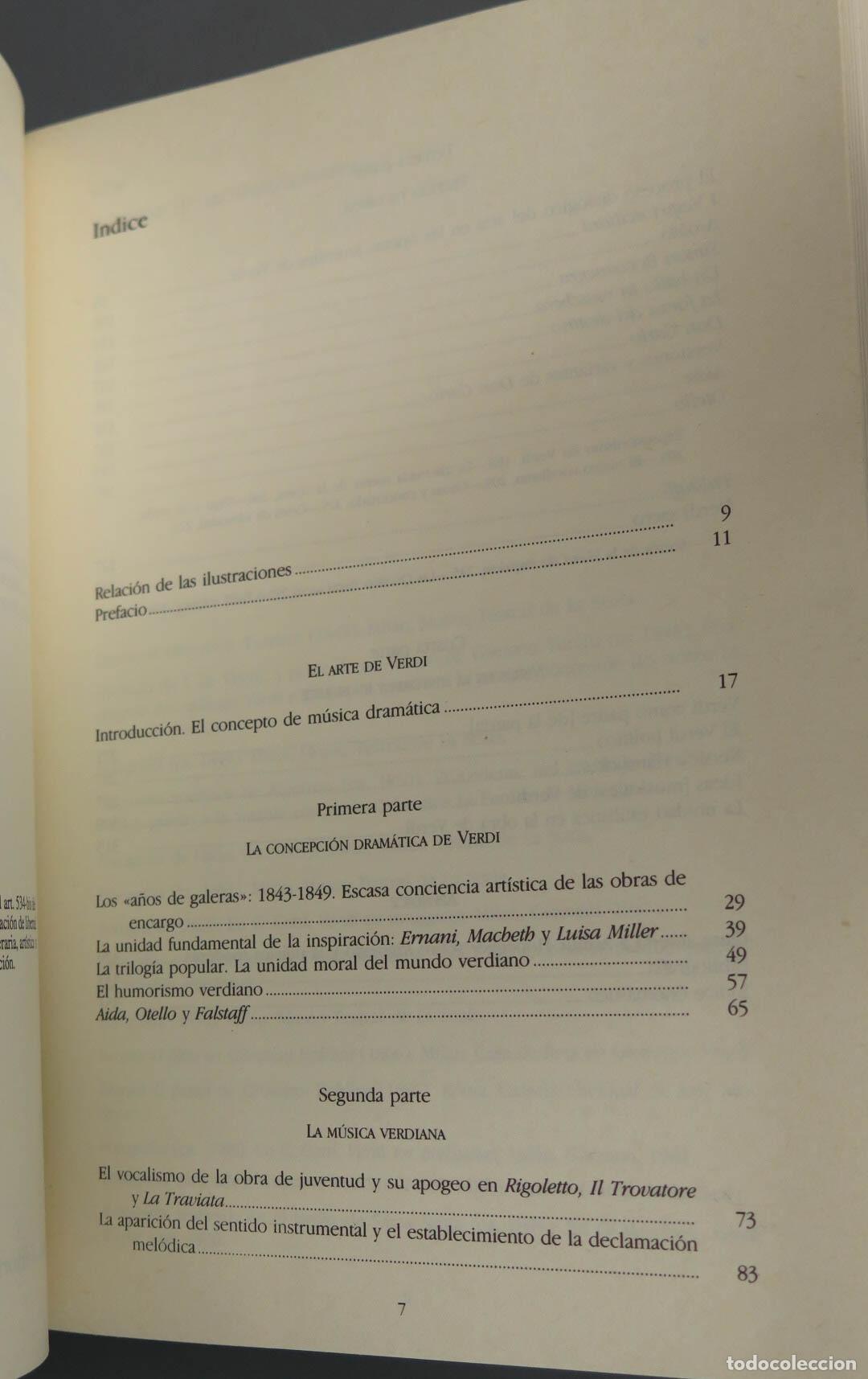 Libros de segunda mano: El arte de Verdi. Massimo Mila - Foto 2