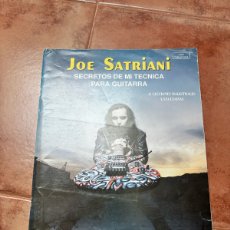 Libros de segunda mano: LIBRO JOE SATRIANI - TÉCNICA DE GUITARRA