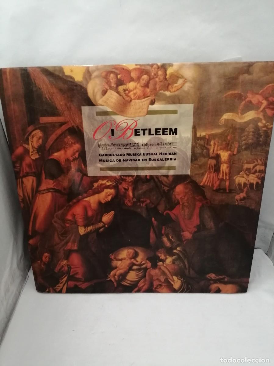 Libros de segunda mano: Oi Betleem, Gabonetako Musika Euskal Herrian / M&uacute;sica de Navidad en Euskal Herria (+ LP vinilo)