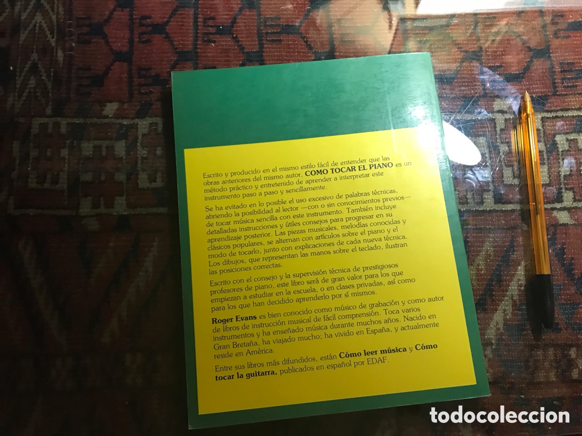 Libros de segunda mano: Como tocar el piano. Roger Evans. Edaf. Muy buscado - Foto 3