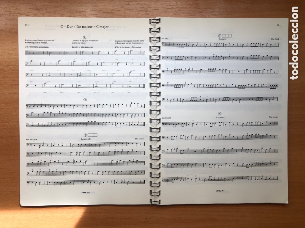 Libros de segunda mano: Tenorposaune. M&eacute;thode de Trombone T&eacute;nor - Foto 3