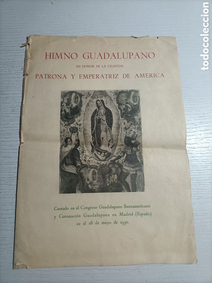 Libros de segunda mano: Himno Guadalupano. En honor de la celestial patrona y emperatriz de Am&eacute;rica