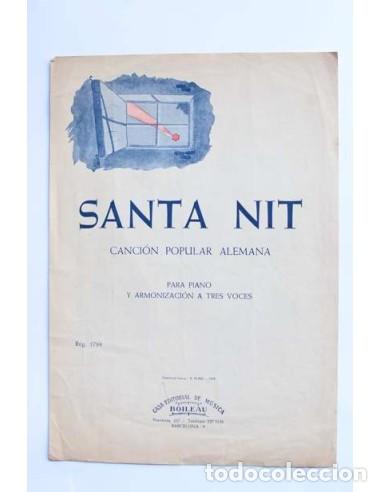 Second hand books: Santa nuit. Canci&oacute;n popular alemana - AUTORES VARIOS