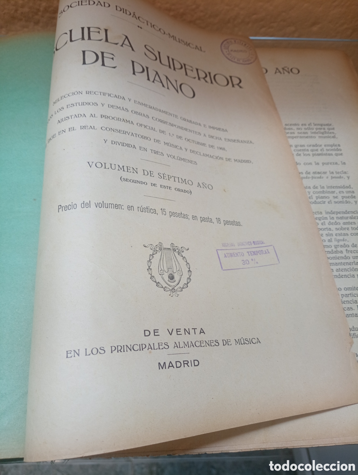 Libros de segunda mano: Piano escuela superior - Foto 4