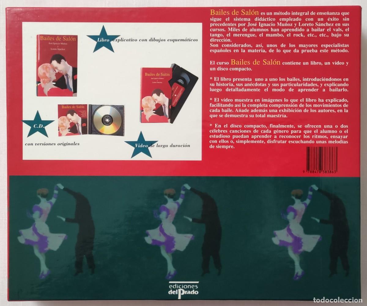 Libros de segunda mano: BAILES DE SAL&Oacute;N. APRENDE A BAILAR CON V&Iacute;DEO, LIBRO Y CD. - Foto 2
