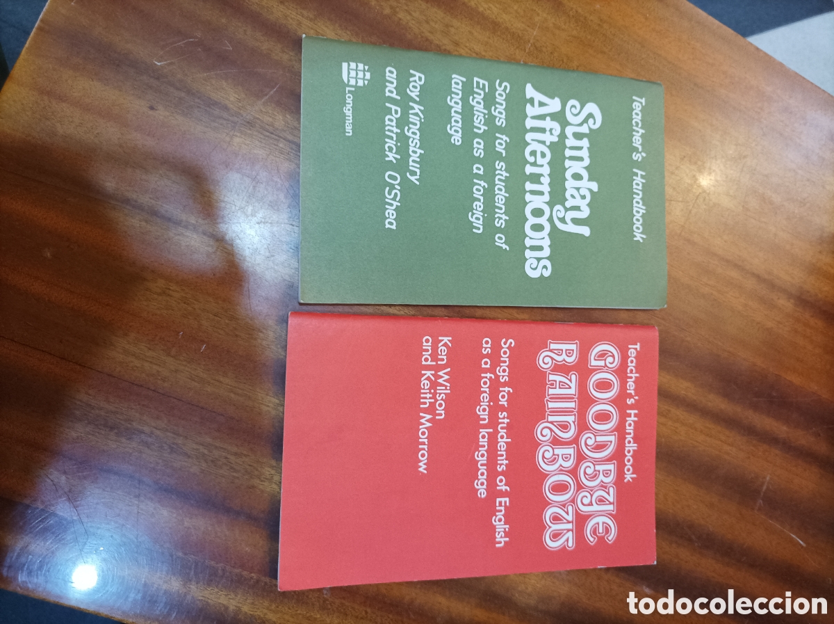 Second hand books: SUNDAY AFTERNOONS. GOODBYE RAIN .SONGS FOR STUDENTS OF ENGLISH EDICI&Oacute;N 1975