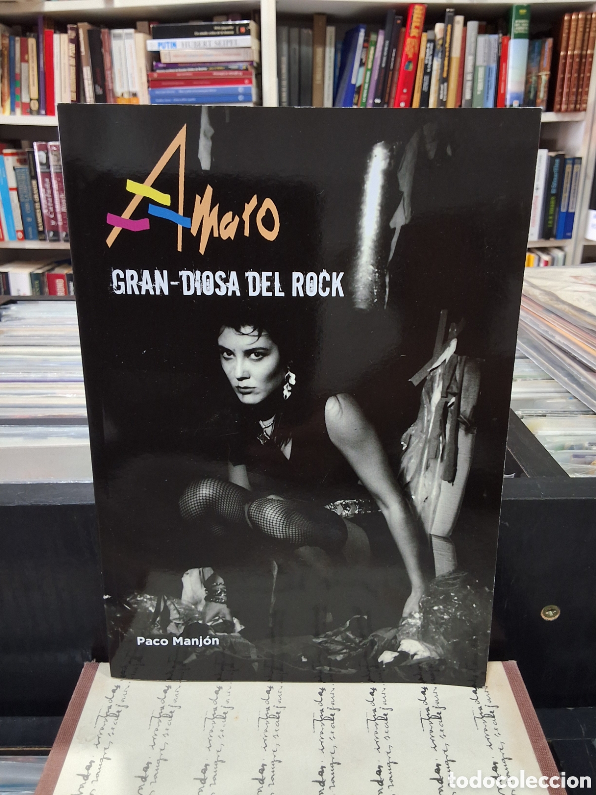 Libros de segunda mano: AMARO - GRAN DIOSA DEL ROCK - PACO MANJ&Oacute;N - Foto 1