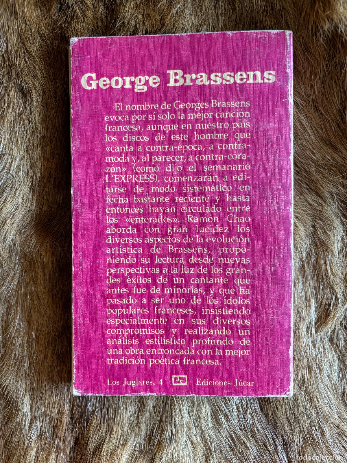 Libros de segunda mano: GEORGES BRASSENS. EDICIONES J&Uacute;CAR, 1989 - Foto 4