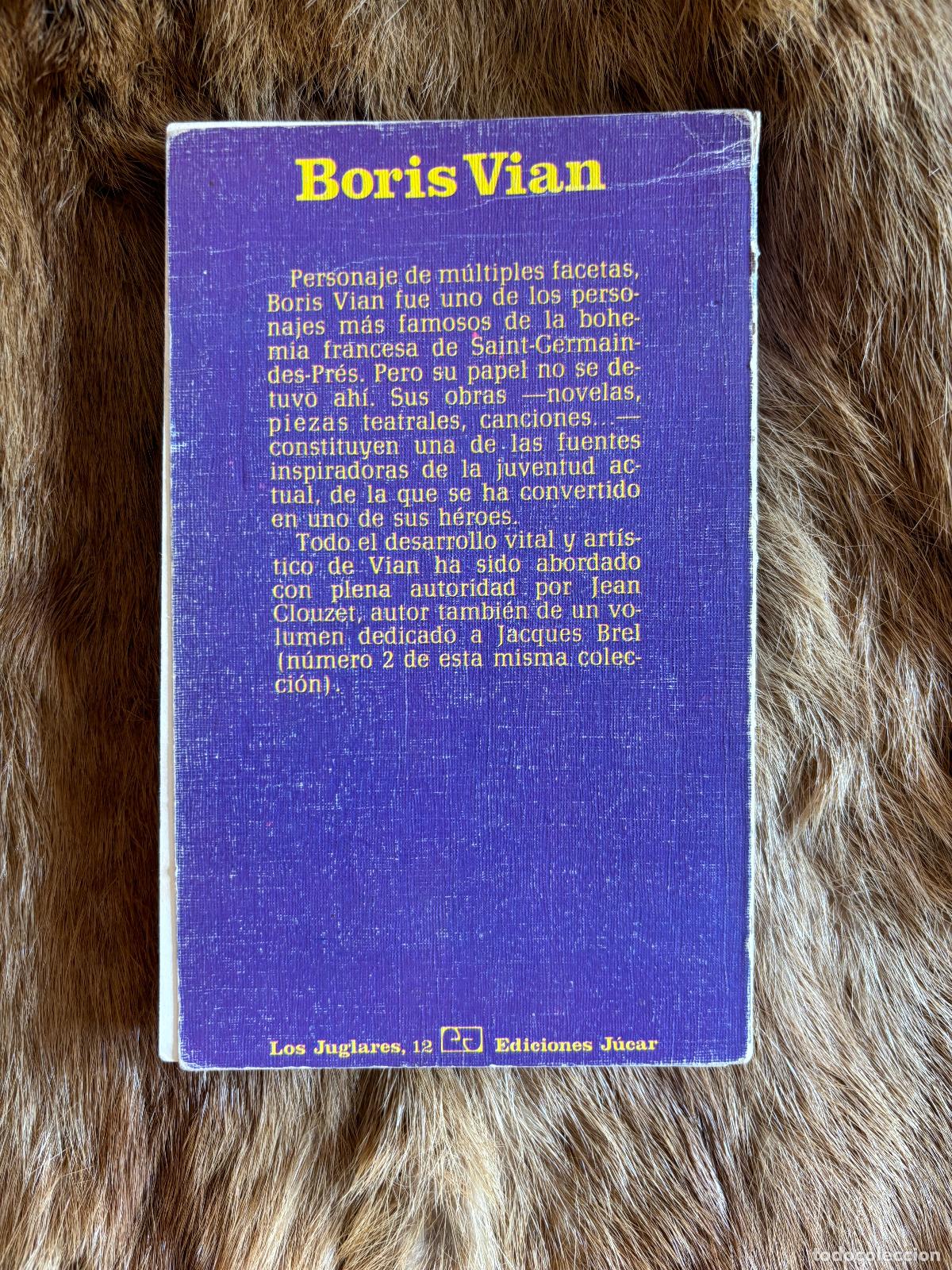 Libros de segunda mano: BORIS VIAN. EDICIONES J&Uacute;CAR, 1989 - Foto 5