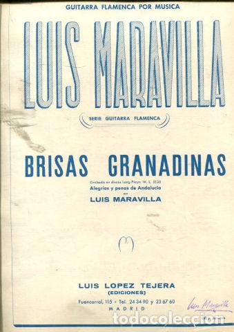 Gebrauchte B&uuml;cher: BRISAS GRANADINAS, ALEGRIAS Y PENAS DE ANDALUCIA. - MARAVILLA Luis.